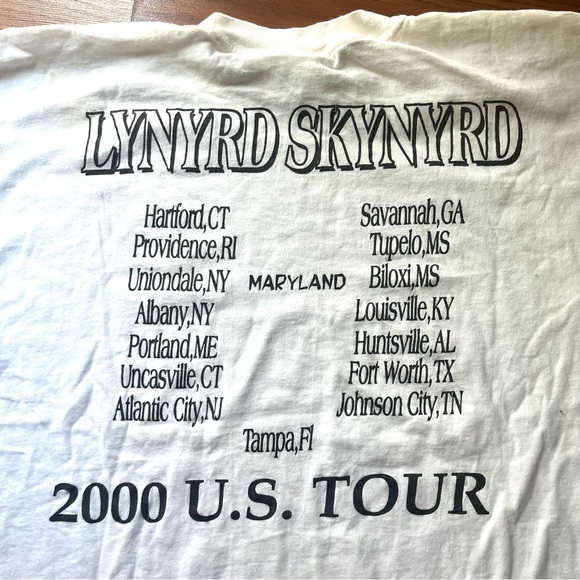 Lynyrd Skynyrd 2000 Tour Tee - Picture 4 of 7